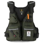 Professional Life Jacket Fishing Vests Buoyancy Suit Portable Multi-Pockets Waterproof