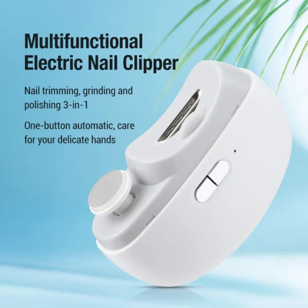S27d6f54aea2445d29ffc4cdb93a171b7O Smart 3in1 Electric Nail Clipper Automatic Nail Grinder