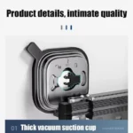 Windproof Wall-Mounted Drying Rack Retractable No-Hole Aluminum Alloy Material