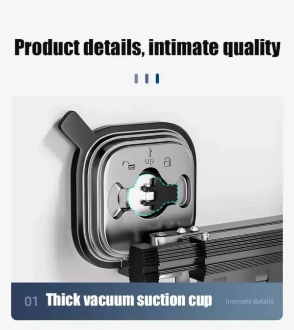 S3dc718ef320d42aab53fb2febdd84936q Windproof Wall-Mounted Drying Rack Retractable No-Hole Aluminum Alloy Material