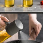 Oil Spray Bottle 250ml High Borosilicate Glass Cooking Oil Dispenser