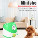 Automatic Tennis Launcher Pet Dogs Chase Toy Mini Tennis Throwing Pinball Machine Fun Interactive