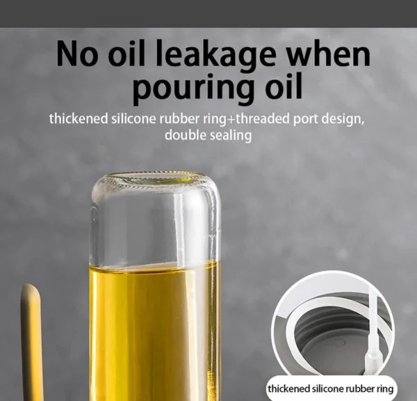 S6fdbaaaf7187464a979da48c568056b7C Oil Spray Bottle 250ml High Borosilicate Glass Cooking Oil Dispenser