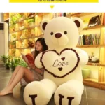 Gift 80/100cm Big Plush Size Teddy Bear Giant Toy Pink Girl Wife Birthday Valentines Day