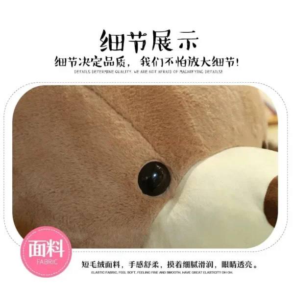 S998d2778374d4188811fd3d81e0831c8P Gift 80/100cm Big Plush Size Teddy Bear Giant Toy Pink Girl Wife Birthday Valentines Day