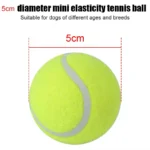 Automatic Tennis Launcher Pet Dogs Chase Toy Mini Tennis Throwing Pinball Machine Fun Interactive