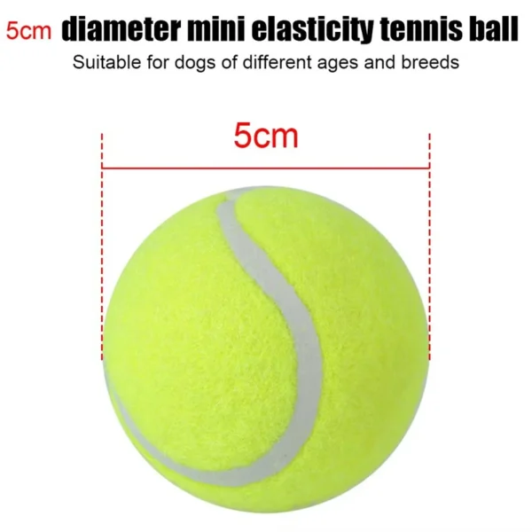 Automatic Tennis Launcher Pet Dogs Chase Toy Mini Tennis Throwing Pinball Machine Fun Interactive