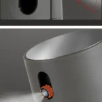 Oil Spray Bottle 250ml High Borosilicate Glass Cooking Oil Dispenser